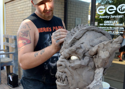 Monster Day Greeley Tom Cassidy Sculpting