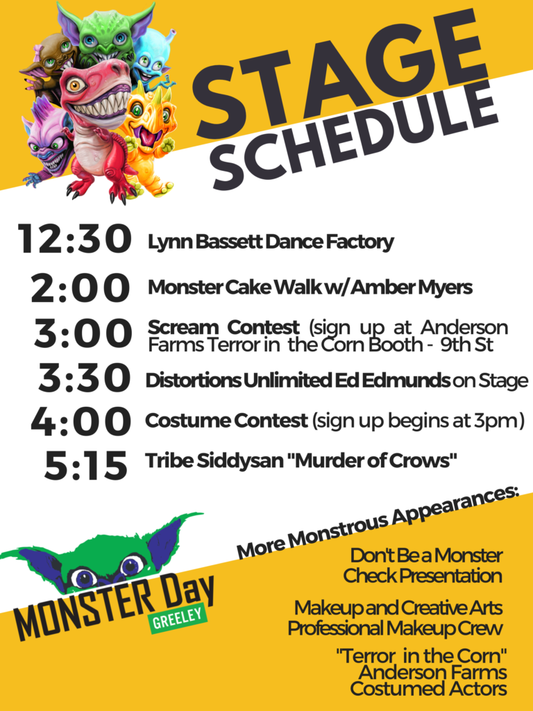 Schedule Monster Day Greeley