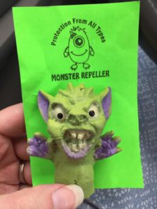 Monster Day Repellent Finger Puppet