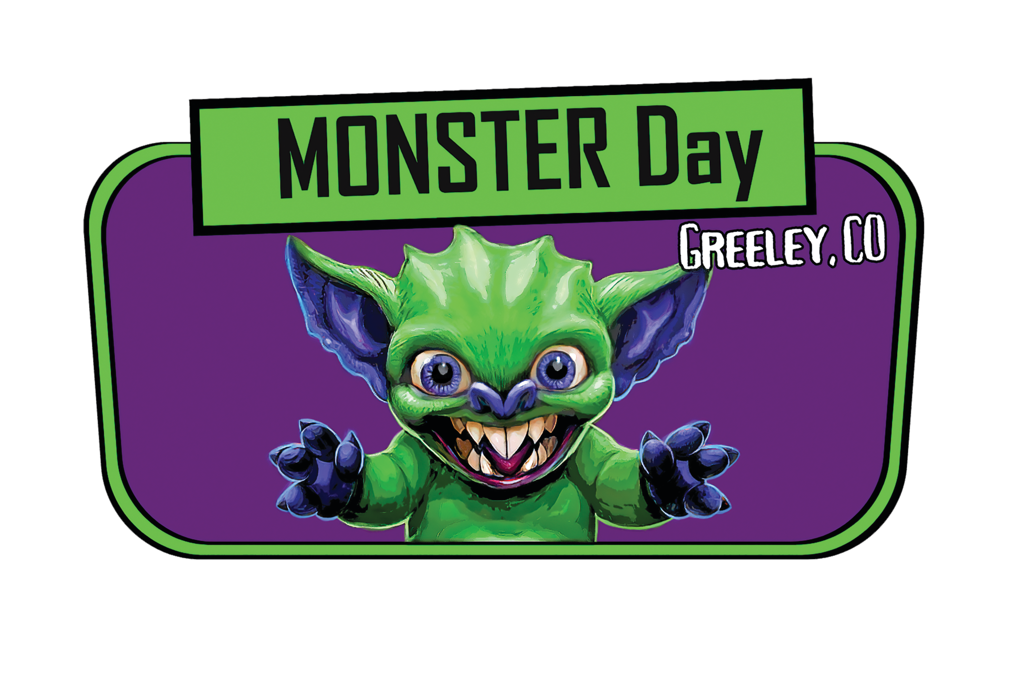 Monster Day Greeley Sticker