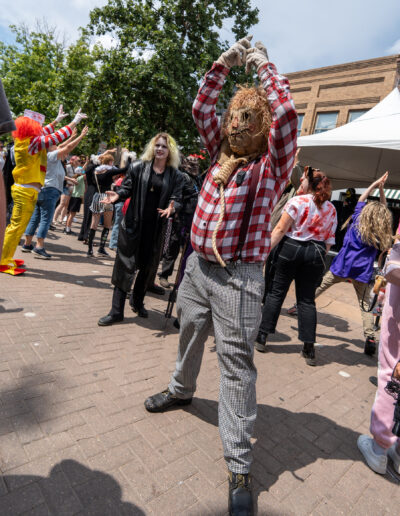 scarecrow at Monster Day Greeley 2025
